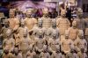 Terracotta warriors are  on sale  in China