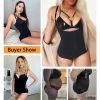 Shapewear for Women Tummy Control Fajas Colombians Body Shaper Zipper Open Bust Bodysuit