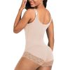 Shapewear for Women Tummy Control Fajas Colombians Body Shaper Zipper Open Bust Bodysuit