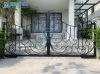 Custom wrought iron main gates, driveway gates