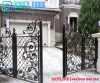 Custom wrought iron main gates, driveway gates