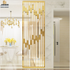Interior Gold Partition Panels Room Divider Screen Laser Cut Decorative Stainless Steel Metal Screens 