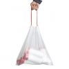 Biodegradable Thick Plastic Trash Bags with Tie Tape Drawstring