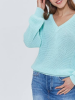 DELMA Women's sweater mint green