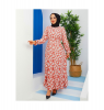 Wholesale Hijab Dress Quality Fabric Vivid Color Fabric Floral Pattern 2022 Summer Season Hijab Clothing