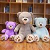 Big Human Size Teddy Bear With Footprints Stuffed Animal Life Size Plush Toys Height 39&quot;51&quot;63&quot;71&quot;79&quot;