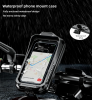 PSM30. Bicycle mobile phone bracket, waterproof bicycle and motorcycle mobile phone bracket, bag with sun shade and touch screen, handlebar mobile phone bracket with 360 degree rotation universal mobile phone bracket suitable for 4.0-6.7 inch mobile phone