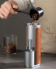 PSH 99. Electric coffee grinder (portable grinding coffee beans 25g, 24 gears powder, classic elegance, strong power, multi-function kitchen grinder)
