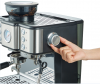 PSCM7000 coffee grinding machine.  15Bar, French drip / latte and other Italian espresso extraction, 1 cup / 2 cup mechanical button + instrument number, 2300W, steam type, powder hammer 58mm, 30 level grinding setting