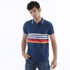 Yarn Dye Polo Blue