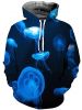 OEM Customized logo Unisex Hoodies Fashion 3D digital Fishing Wear Mens Casual Pullover Hoodies