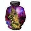 Lion printing top quality sublimation printing fleece hoodies