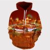 Sublimation Hoodies US warehouse US size unisex custom logo 100% polyester sublimation hoodies 