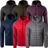 Top Quality Custom Warm Cotton Puffer Hooded Winter Padded Men's Puffer Jackets