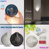 UFO Motion Sensor Night Light Indoor, Motion Activated Night Light, Auto Sensing Nightlights, Hang On The Wall Motion Sensing Night Light for Home, Kitchen, Hallway, Cabinet, Stairs, Bathroom