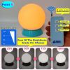 Multicolor Globe Lamp Night Lights Lighting Table Desk Lamp Soft Light Holiday Lights LED Light Decoration lamp Remote Control for Bedroom Reading Living Room Holiday Gift USB Cycle Charge able