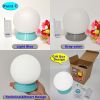 Multicolor Globe Lamp Night Lights Lighting Table Desk Lamp Soft Light Holiday Lights LED Light Decoration lamp Remote Control for Bedroom Reading Living Room Holiday Gift USB Cycle Charge able