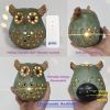 Remote Control Night Light Hollow Owl Night Lamp Table Lamp Wireless Lamp Multicolor Colorful Led Lights for Bedroom Kids Gift