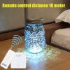 Remote Control Night Light Portable Glass Bottle Lamp Soft Colorful Light Table Lamp for Birthday Gifts Camping   Bedroom