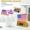 China Flags Table Lamp Picture Photos Frames Night Light Motion Activated Clear Acrylic for Office Decor Desk Unique Gifts Girls