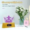 China Flags Table Lamp Picture Photos Frames Night Light Motion Activated Clear Acrylic for Office Decor Desk Unique Gifts Girls