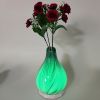 Remote control Glass Vase Night Light Multicolor With USB Rechargeable Battery For Bedroom Reading Living Room Holiday Gift 