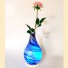 Remote control Multicolor Glass Vase Night Light With Remote Control USB Rechargeable Battery For Room Home Office Gifts 