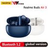 realme buds air 3 Wireless Earphone 42dB Active Noice Cancelling 546mAh Massiver Battery Headphone IPX5 Water Resistant Headset