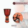 Flower Painting Carving Indo Djembe Drum