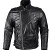 100% Real Leather Fashion Biker Soft sheep Jacket Men's Moto Leather Genuine Jacket Leather men's Jackets