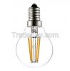 Dimmable E14 4W 8W 400LM WW/CW Candle Bulbs LED Filament Light 90-240V