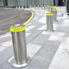 UPARK Heavy Duty Manual Secured Bollard with Reflective Tape Car Parking Removable Bollards