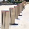 Good Quality Anti-collision Stainless Steel Fixed Bollard Warning Post Home Use Commercial Spaces Flat Top Bollards