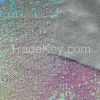 Full Width Multi-Color Fish-Scale Flakes Sequin Embroidery Lace Fabric