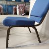 metal interlock church chair for hall seat