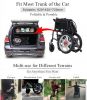 Climbing Auto Brake Joystick Controller Electric Wheelchair Lithium Battery Recharge Power Wheelchair