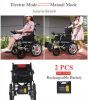 Climbing Auto Brake Joystick Controller Electric Wheelchair Lithium Battery Recharge Power Wheelchair