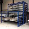 Sheet Metal Storage Rack Forklift Operated and Roll Out Drawer Combination 3 tons Sheet loading Storage System