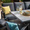 3 Seat Lounge Sofa Set With Adjustable Tuscan Table â GreySlate