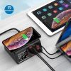 Multifunctional 100W Fast Charging Station 8 Ports USB Wireless Charger