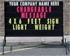 Black Portable Sign, C...