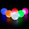 2-piece glow in dark LED golf ball for night use 