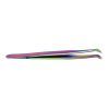 New Arrival Multi Colors Eyelash Tweezers Stainless Steel Eyelash Tweezers with Private Label and Customize Packaging