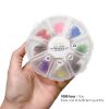 Color Premade Fans Lashes 5D | 1000 Colored Lash Extensions Easy Fans | 7 Mixed Color Easy Fan Volume Eyelashes 13mm, Thick 0.07, Curl D - False Eyelash