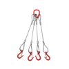 Sanlonghengli-Safe and Durable Steel Wire Rope Four Limb Slings for Crane Engineering Hoisting/Customized/Contact customer service before placing an order