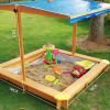 Outdoor Children with Shed Sandpit Pool Sandpit Baby Household Indoor Small Sand Playing Equipment 1