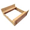 Kindergarten Outdoor Solid Wood Children's Sandbox Courtyard Home Dredging Pit Fence Large Sand Table Play Sand Equipmen