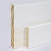 White gesso coating 4 sides and water-based primer for 3 side FJEG radiata Pine Door jamb