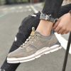 Men's style fashion with leather casual shoes non-slip wear support mailbox contact