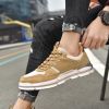 Men's style fashion with leather casual shoes non-slip wear support mailbox contact